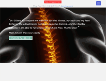 Tablet Screenshot of gilbertclinic.com